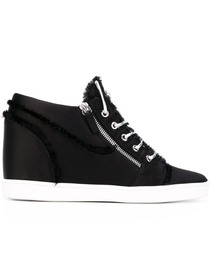 Giuseppe Zanotti Contrast Sole Sneakers - Black