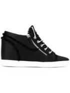 Giuseppe Zanotti Contrast Sole Sneakers - Black