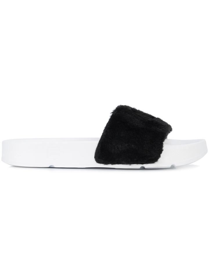 Baja East Logo Slide-ons - Black