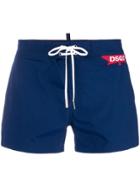 Dsquared2 Dsq2 Patch Swim Shorts - Black