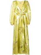 Temperley London Long-sleeve Flared Dress - Green