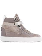 Giuseppe Zanotti Design Coby High-top Sneakers - Nude & Neutrals