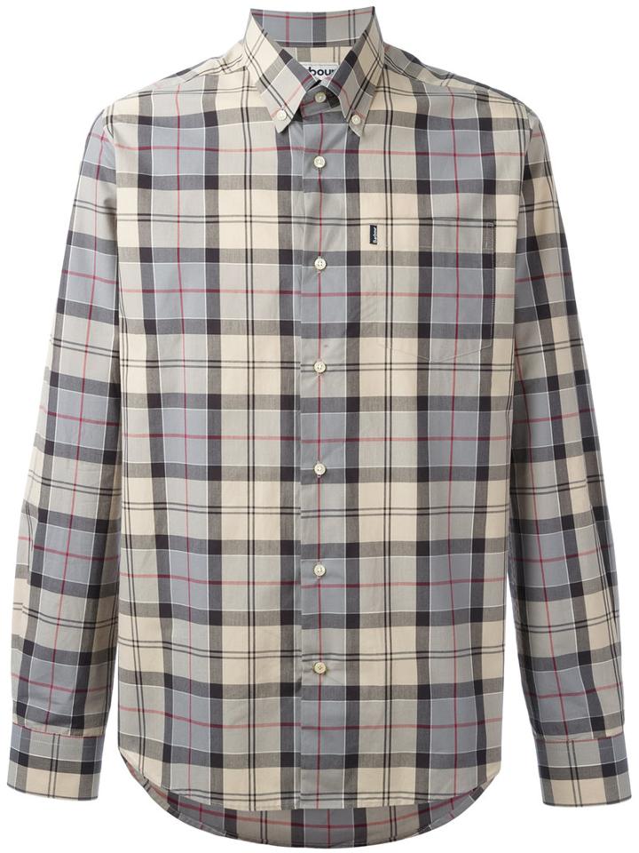 Barbour - Button-down Herbert Shirt - Men - Cotton - M, Nude/neutrals, Cotton