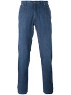 Brioni Regular Jeans, Men's, Size: 38, Blue, Cotton/spandex/elastane