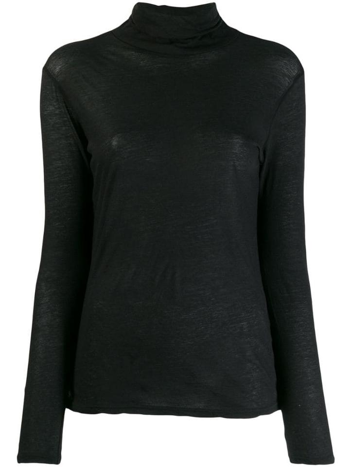 Zucca Light-weight Knitted Jumper - Black
