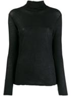 Zucca Light-weight Knitted Jumper - Black