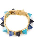 Eddie Borgo Gemstone Pyramid Bracelet