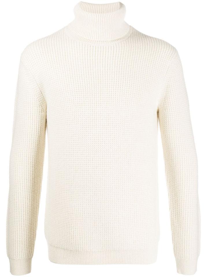 Theory Roll-neck Jumper - Neutrals