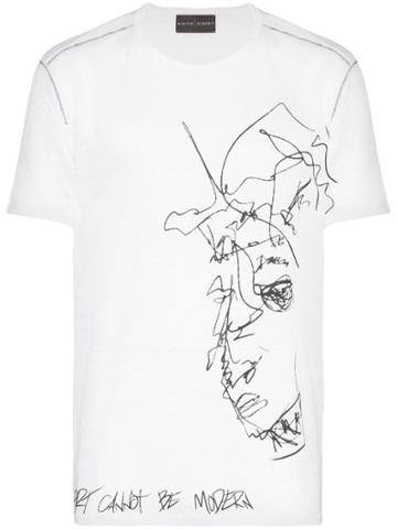 Martin Diment Censor Art T-shirt - White