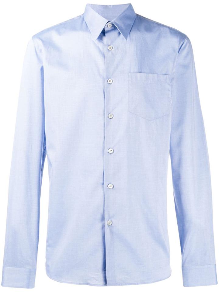 Prada Classic Poplin Shirt - Blue