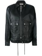 Saint Laurent - Leather Jacket - Women - Lamb Skin - 36, Women's, Black, Lamb Skin