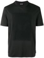 Emporio Armani Hidden Logo Print T-shirt - Black
