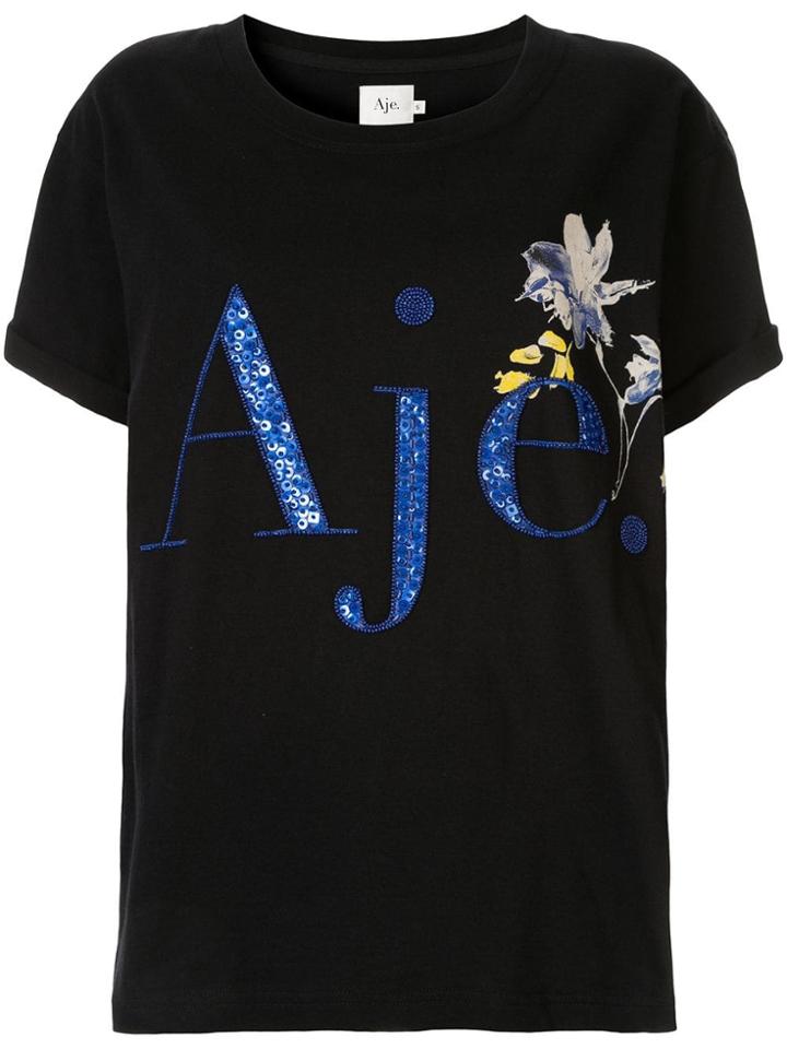 Aje Printed T-shirt - Black