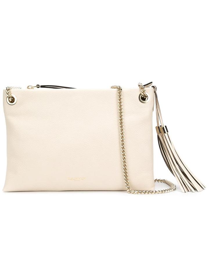 Lanvin 'sugar' Shoulder Bag, Women's, White, Leather