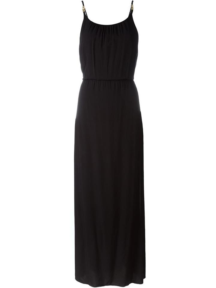 Heidi Klein Drop Waist Maxi Dress, Women's, Size: Xl, Black, Viscose