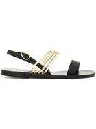Ancient Greek Sandals Eretria Sandals - Black