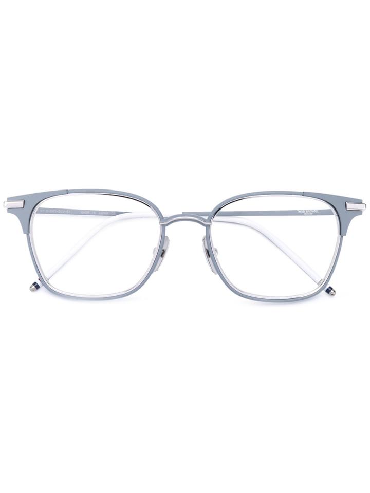 Thom Browne Eyewear Matte Grey Optical Glasses