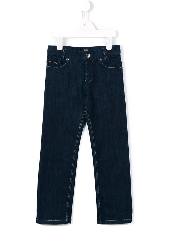 Boss Kids Straight Leg Jeans, Boy's, Size: 12 Yrs, Blue