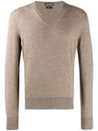 Tom Ford V-neck Sweater - Neutrals
