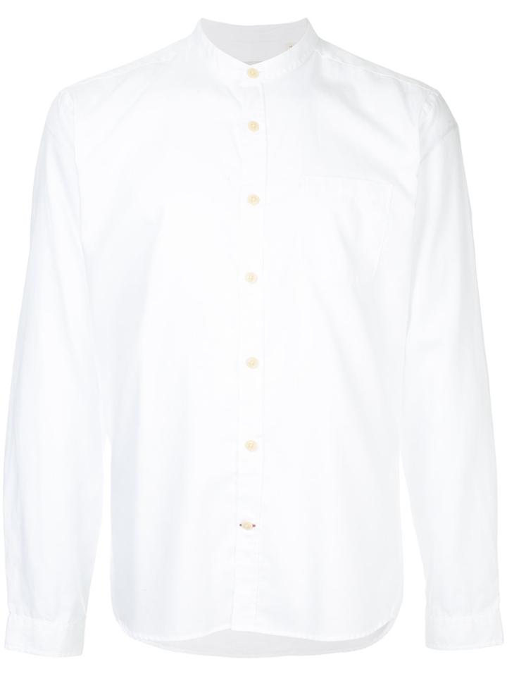 Oliver Spencer Granddad-collar Shirt - White
