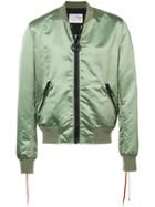 Route Des Garden Lace-up Back Bomber Jacket - Green