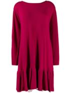 Twin-set Knit Shift Dress - Pink