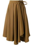 Lemaire A-line Skirt - Brown