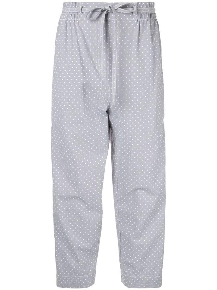 Karen Walker Beck Polka-dot Trousers - Grey
