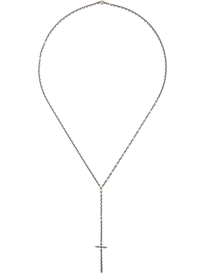 M. Cohen Chain Crucifix - Grey