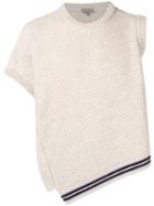Lanvin Asymmetric Knit Sweater - Neutrals