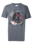 Maison Margiela Abstract Print T-shirt, Men's, Size: 50, Grey, Cotton