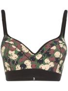 Adam Selman Sport Push It Cherry Sports Bra - Green