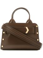 Jimmy Choo Lockett Tote, Women's, Brown, Leather