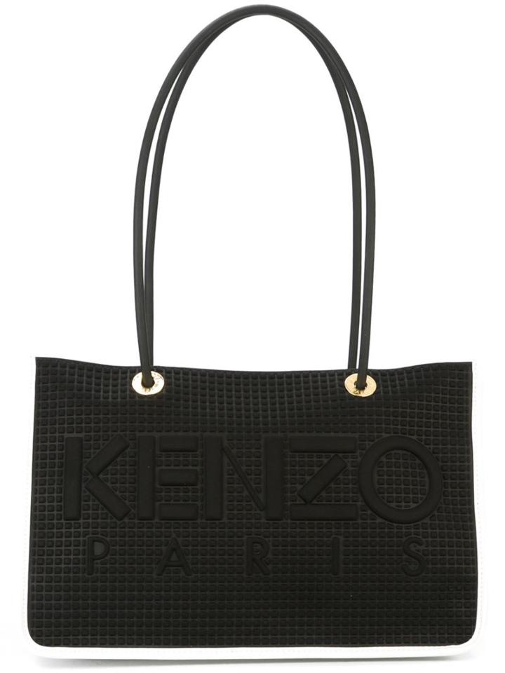 Kenzo Logo Embossed Tote, Women's, Black