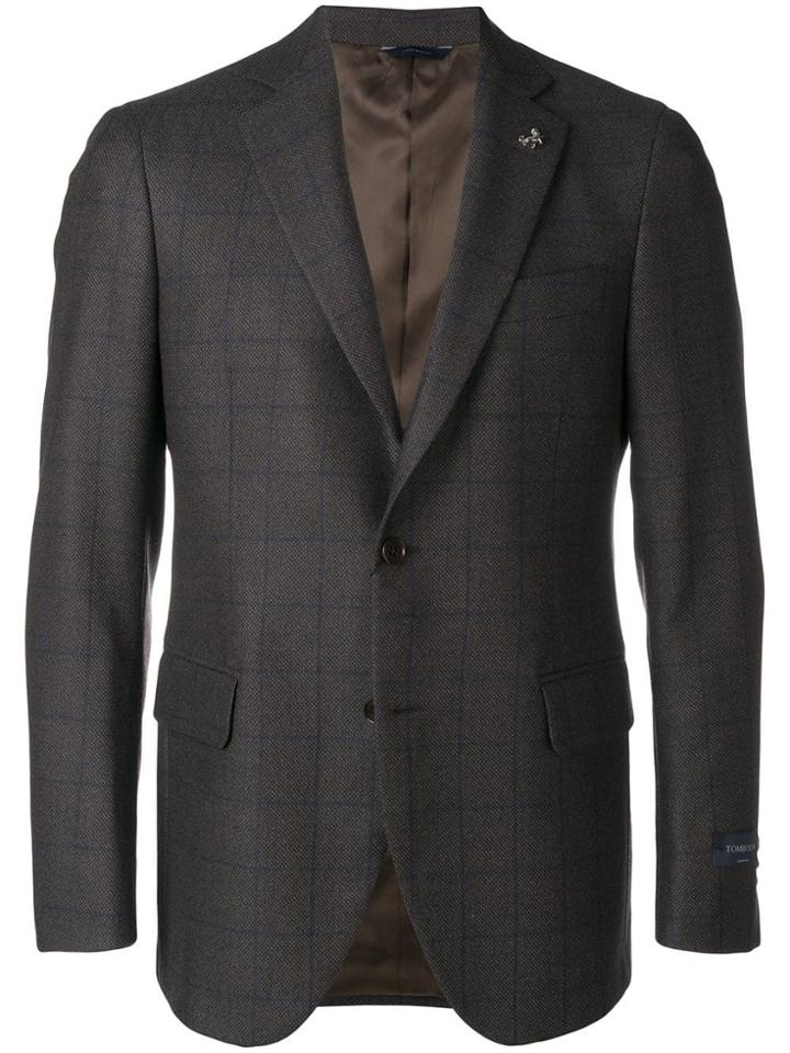 Tombolini Formal Tailored Blazer - Brown