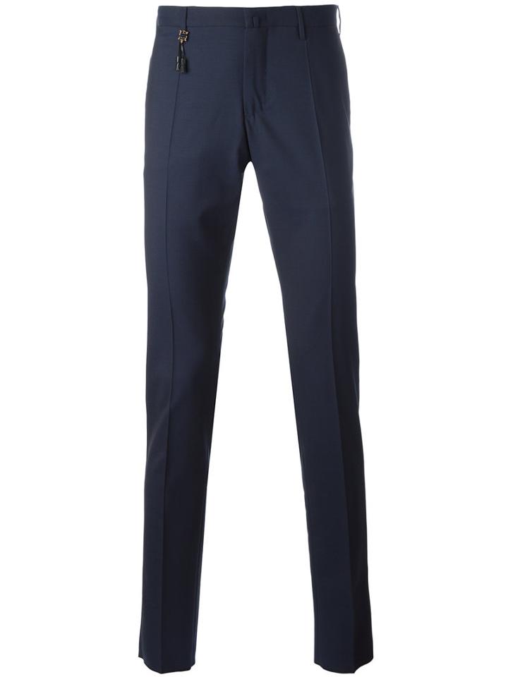Incotex - Tailored Trousers - Men - Wool - 46, Blue, Wool
