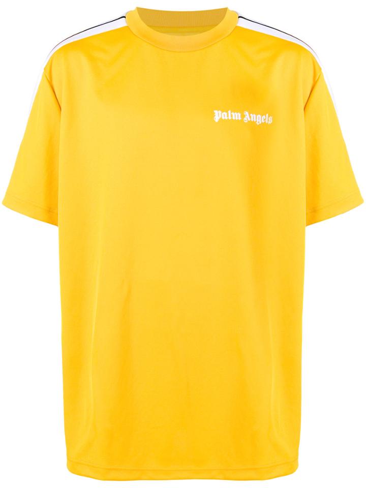 Palm Angels Oversized Track T-shirt - Yellow & Orange