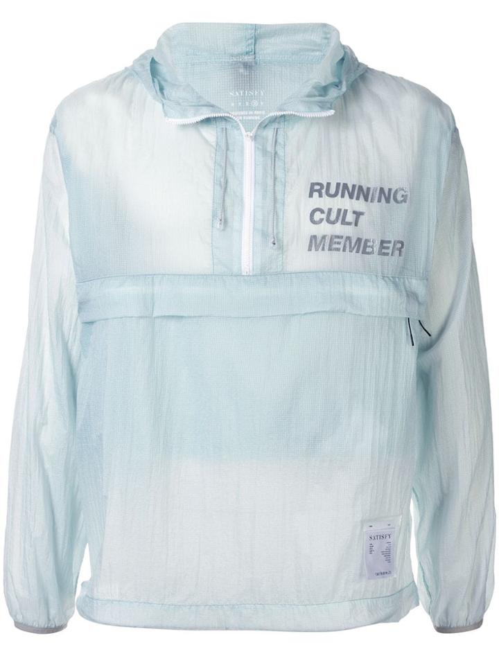 Satisfy Running Cult Lightweight Performance Jacket - Green