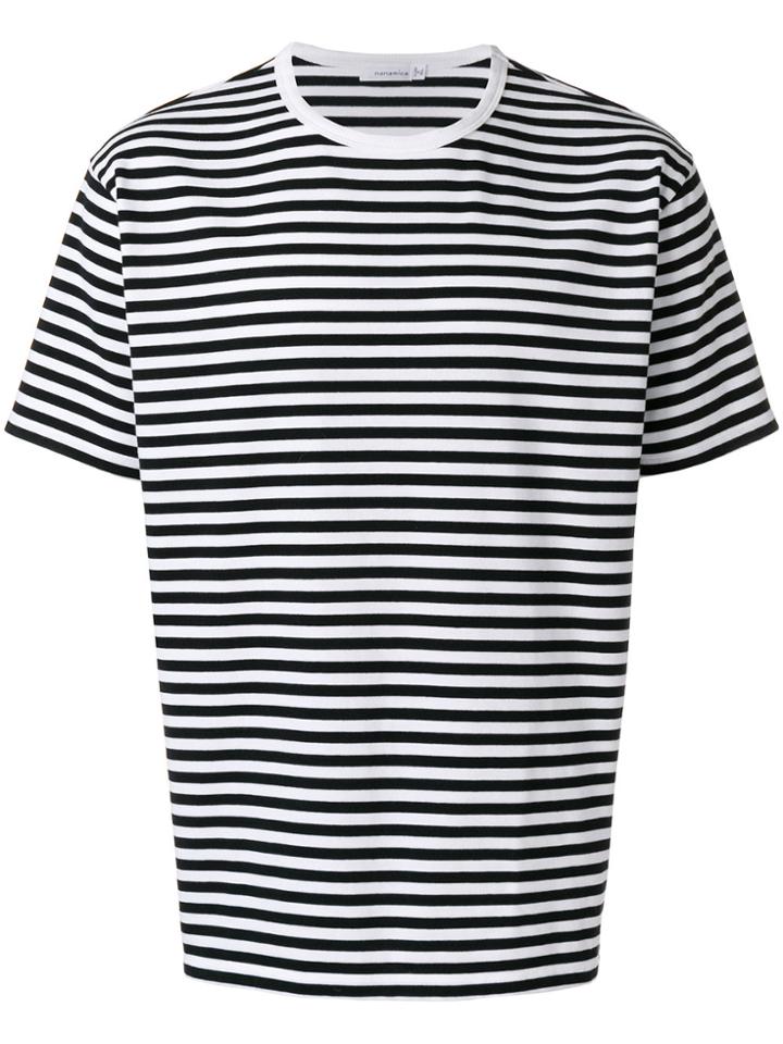 Nanamica Striped T-shirt - White