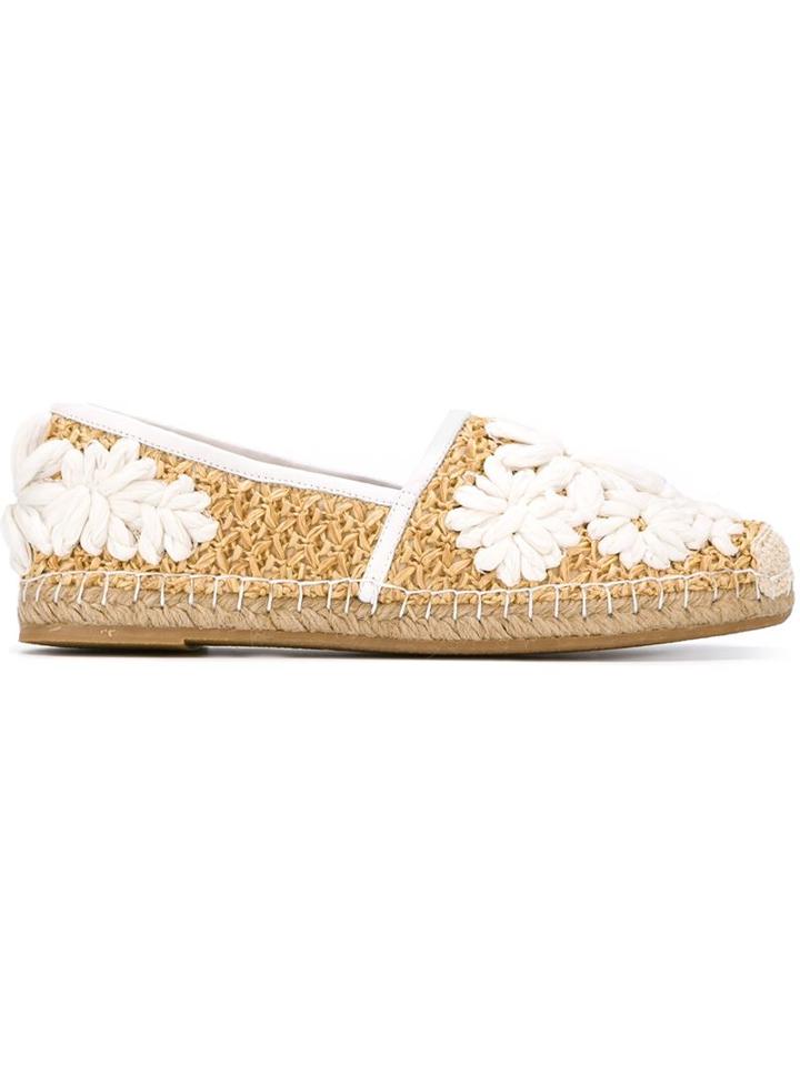 Ermanno Scervino Flower Detail Espadrilles