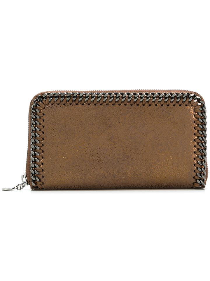 Stella Mccartney Falabella Zipped Wallet - Brown