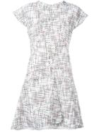 Chanel Vintage Cap Sleeve Tweed Dress - White