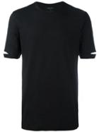 Helmut Lang Slit Sleeves T-shirt, Men's, Size: Large, Black, Cotton