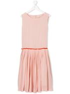 Bellerose Kids Pleated Midi Dress - Nude & Neutrals