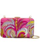 Emilio Pucci Printed Box Clutch - Pink