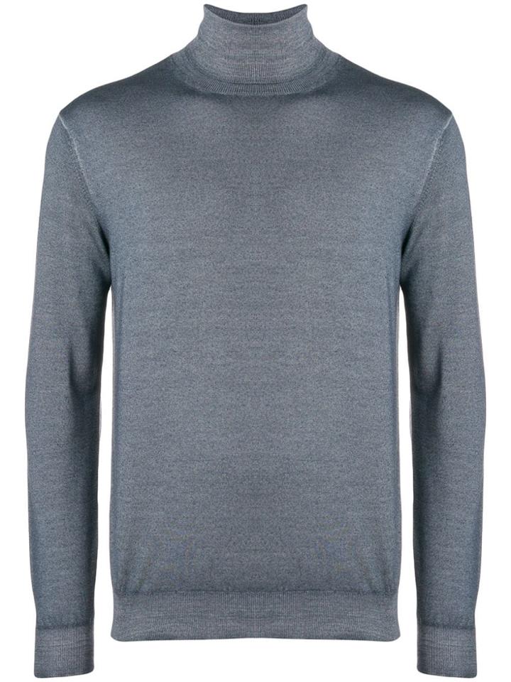 Dell'oglio Roll Neck Sweater - Grey