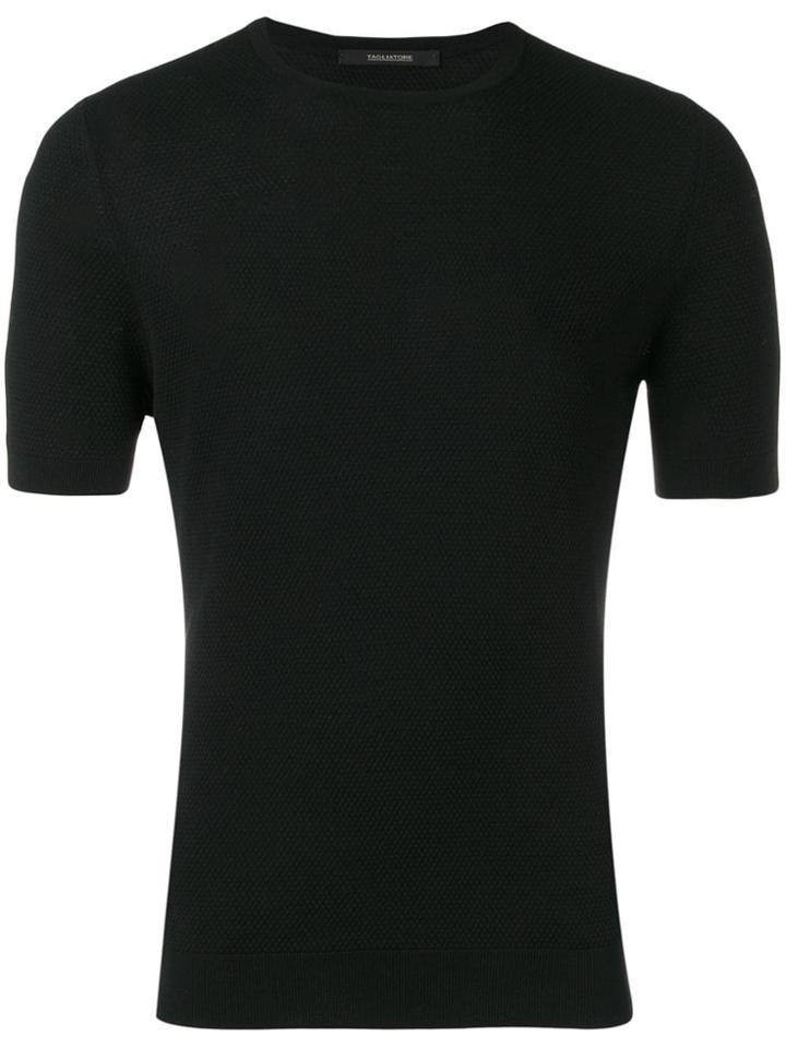 Tagliatore Plain T-shirt - Black