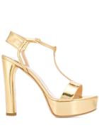 The Seller Platform T-bar Sandals - Gold