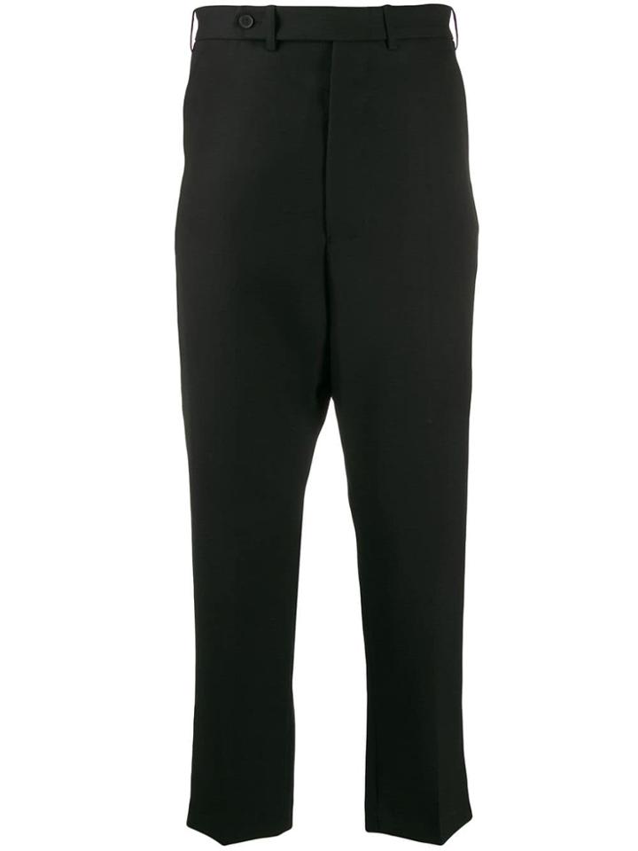 Haider Ackermann Drop-crotch Cropped Trousers - Black
