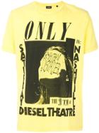 Diesel Graphic Printed T-shirt - Yellow & Orange